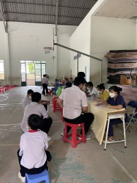 TIÊM VẮC XIN COVID - 19 CHO HỌC SINH TẠI TRƯỜNG THCS HÒA LỢI