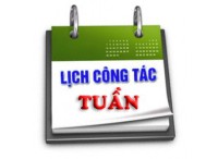 LỊCH CÔNG TÁC TUẦN 34 - Năm học: 2023 - 2024