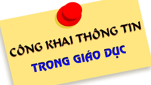 CÔNG KHAI CHẤT LƯỢNG GIÁO DỤC 2020 - 2021