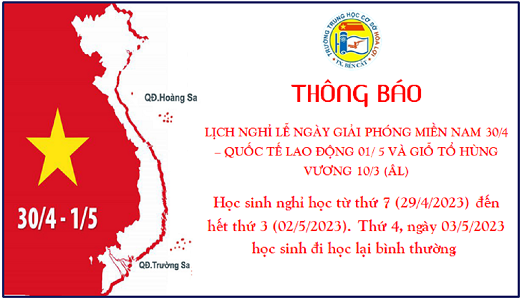 lịch nghỉ lể